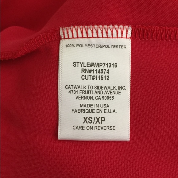 Red high low dress - Picture 8 of 8